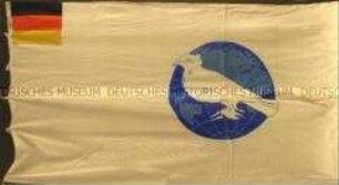 Flagge der Friedensbewegung der DDR