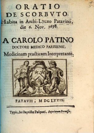 Oratio de Scorbuto