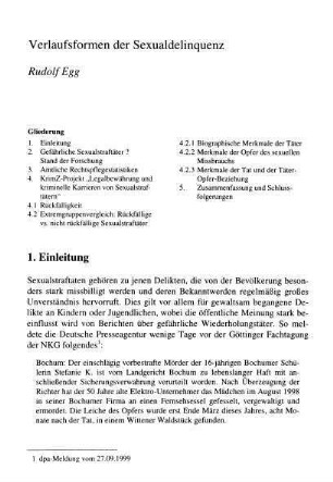 49-69, Verlaufsformen der Sexualdelinquenz