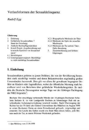 49-69, Verlaufsformen der Sexualdelinquenz