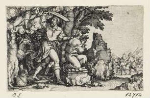 Opferung des Isaak, Blatt 5 der Folge "Geschichte des Abraham"