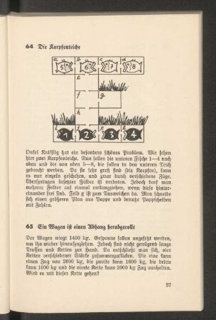 65 Eine Wagen ist einen Abhang herabgerollt
