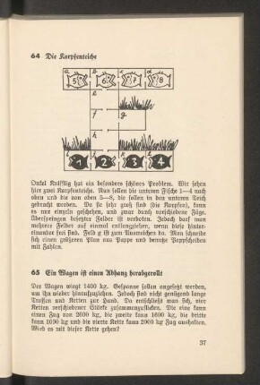 65 Eine Wagen ist einen Abhang herabgerollt
