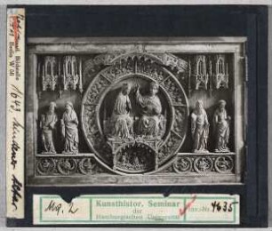 Berlin, Kaiser-Friederich-Museum: Mindener Altar, Marienkrönung