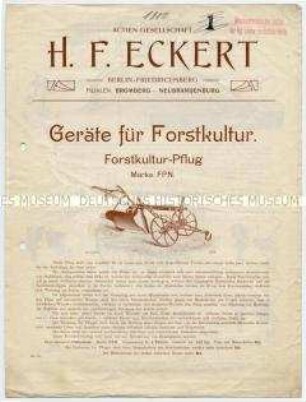 Geräte für die Forstkultur