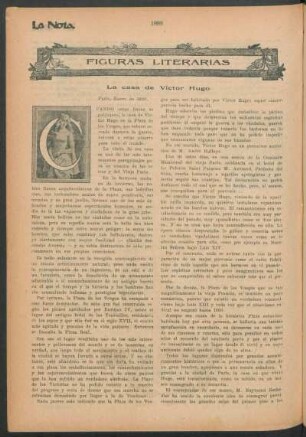 Figuras literarias : La casa de Victor Hugo