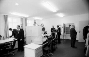 Freiburg: Collegium Borromaeum, Festakt Informationszentrum geistlicher Berufe, großes Bürozimmer
