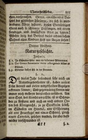 Dritter Abschnitt. Naturgeschichte.