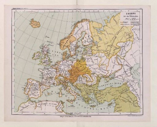 Europa zur Zeit der Reformation.