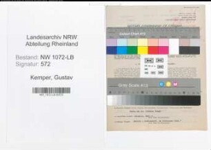 Entnazifizierung Gustav Kemper , geb. 13.09.1880 (Oberregierungsbaurat)