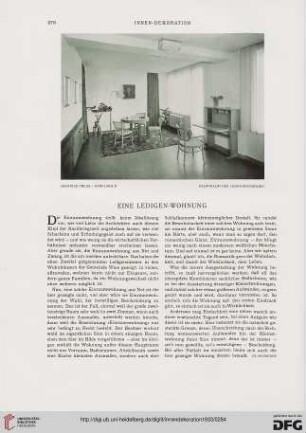 Eine Ledigen-Wohnung