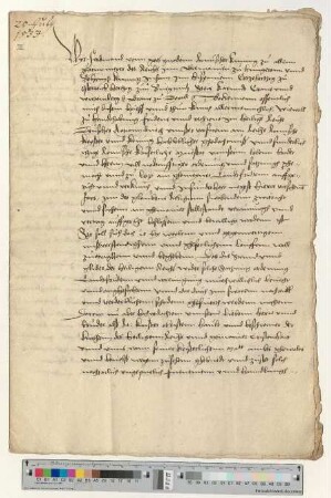 Schutzbrief König Ferdinands für Lüneburg.