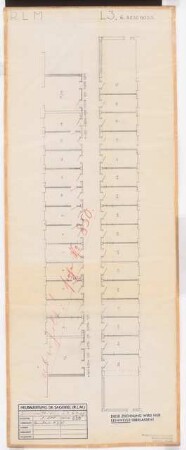 Reichsluftfahrtministerium, Berlin: Teilgrundriss L3 (6. OG) 1:100