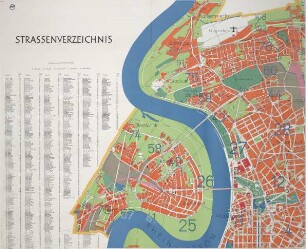 Stadtplan Düsseldorf, Ausschnitt