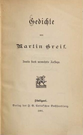 Gedichte