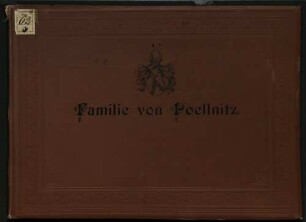 Stammtafeln der Familie von Poellnitz