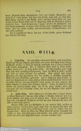 XXIII. Essig
