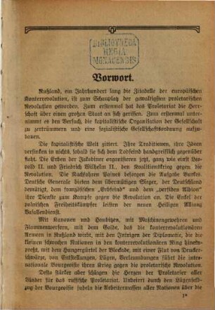 Bolschewismus oder Sozialdemokratie?