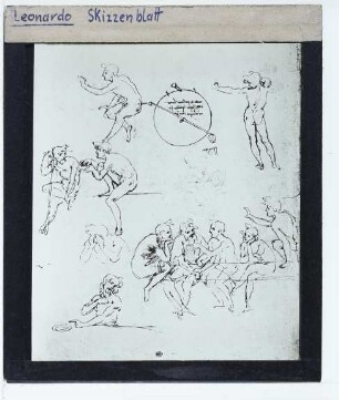 da Vinci, verschiedene Figurenstudien