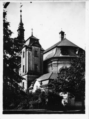 Teilansicht der Johanniskirche, Blickrichtung Nordwesten