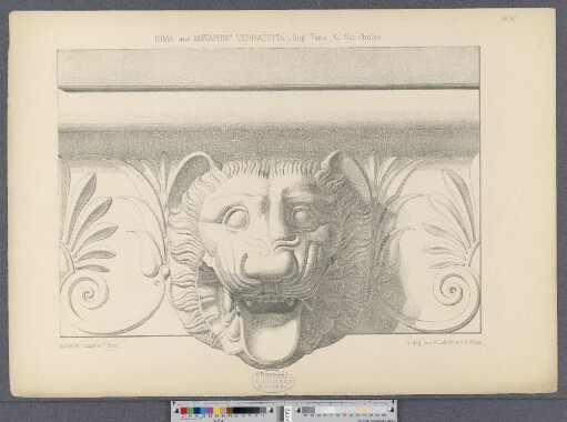 Sima aus Metapont. Terracotta.