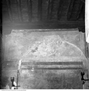 Szenen aus dem Leben des heiligen Paulus Eremita und des heiligen Stephanus, Ein Rabe bringt den Eremiten Antonius und Paulus das Brot