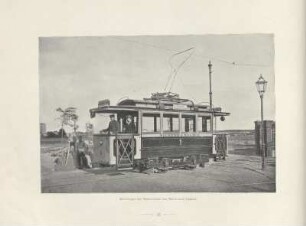 Motorwagen der Strassenbahn von Berlin nach Pankow
