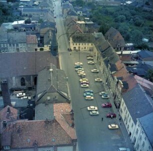 Marktplatz von Krakow am See : Blickrichtung Süden