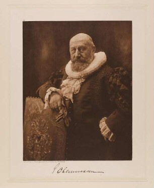"Senator C. H. Schemmann" aus der Mappe "Hamburgische Männer und Frauen am Anfang des XX. Jahrhunderts"