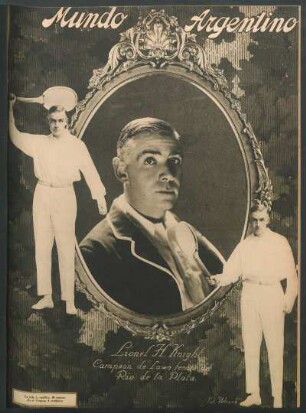 Lionel H. Knight - Campeón de lawn tennis del Río de la Plata [Fotografías]