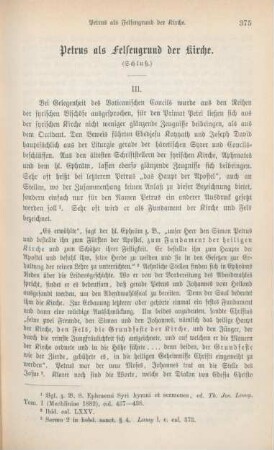 375-382 Petrus als Felsengrund der Kirche : Schluß