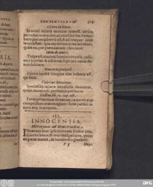 155. Innocentia.