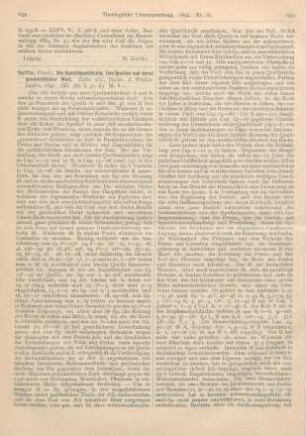 639-642 [Rezension] Spitta, Friedrich, Die Apostelgeschichte, ihre Quellen und deren geschichtlicher Wert