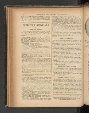 Dernières Nouvelles.