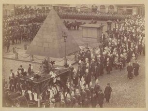 Beisetzung des Prinzen Ludwig Wilhelm von Baden am 29. Februar 1888