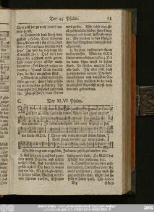 Der XLVI Psalm.