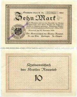 Kreis Neuwied, 10 Mark