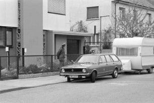 Attentat der Rote Armee Fraktion RAF auf Generalbundesanwalt Siegfried Buback, seinen Kraftfahrer Wolfgang Göbel und Justizhauptwachtmeister Georg Wurster