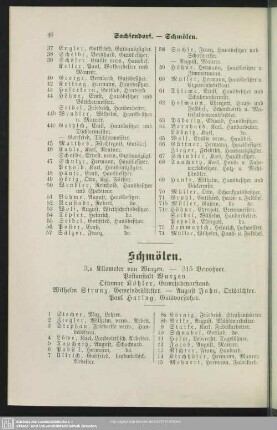 Schmölen