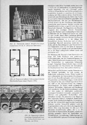 Abb.22: Hansestadt Lübeck, Modell eines Kaufmannshauses im 14. Jh. (Museum Holstentor)