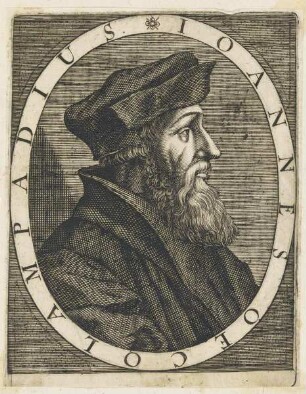 Bildnis des Johannes Oecolampadius