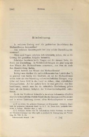 Colbert's politische und volkswirtschaftliche Grundanschauungen