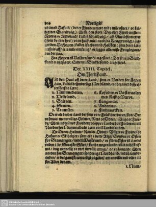 Det XXIII. Capitel. Om NordLand