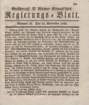 Nr. 19 : 25. November 1828