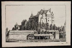 Die Festung in Nürnberg von Niedergang anzusehen 1702. - Burg Nürnberg, Nürnberg