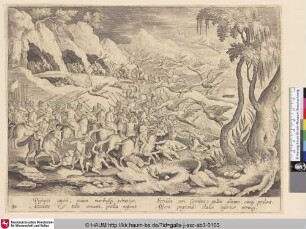 [Kampf zwischen Pygmäen und Kranichen; Fight between pygmees and cranest]