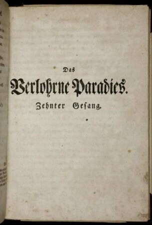 Zehnter Gesang.