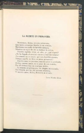 La muerte en primavera