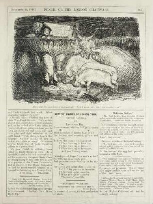 Mabel (her first experience of pigs feeding). "Now I know why they are called pigs."