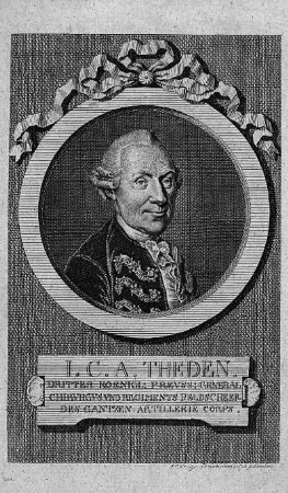 I.C.A. Theden. Dritter Königl. Preuss. Generalchirurgus und Regimentsfeldscheer des gantzen Artillerie-Corps.
